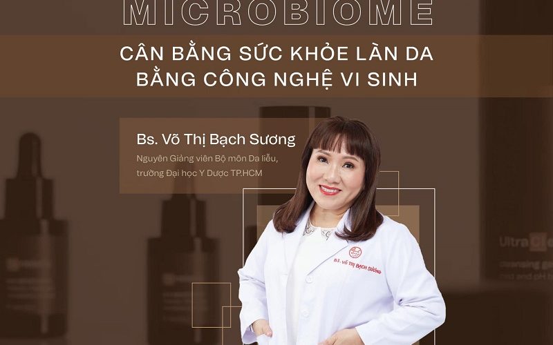 Microbiome Cân bằng sức khoẻ làn da bằng công nghệ vi sinh